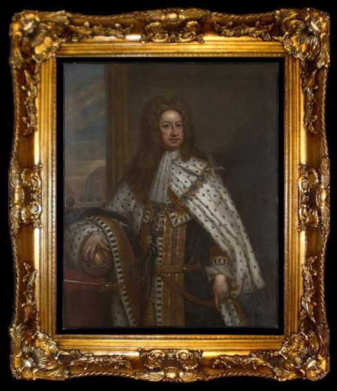 framed  KNELLER, Sir Godfrey Portrait of King George I, ta009-2